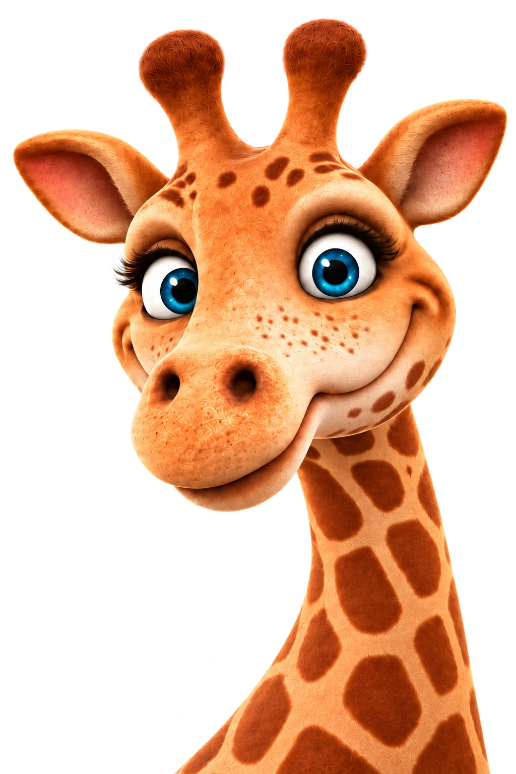 Die Kaltenbach-Giraffe schaut Sie direkt an